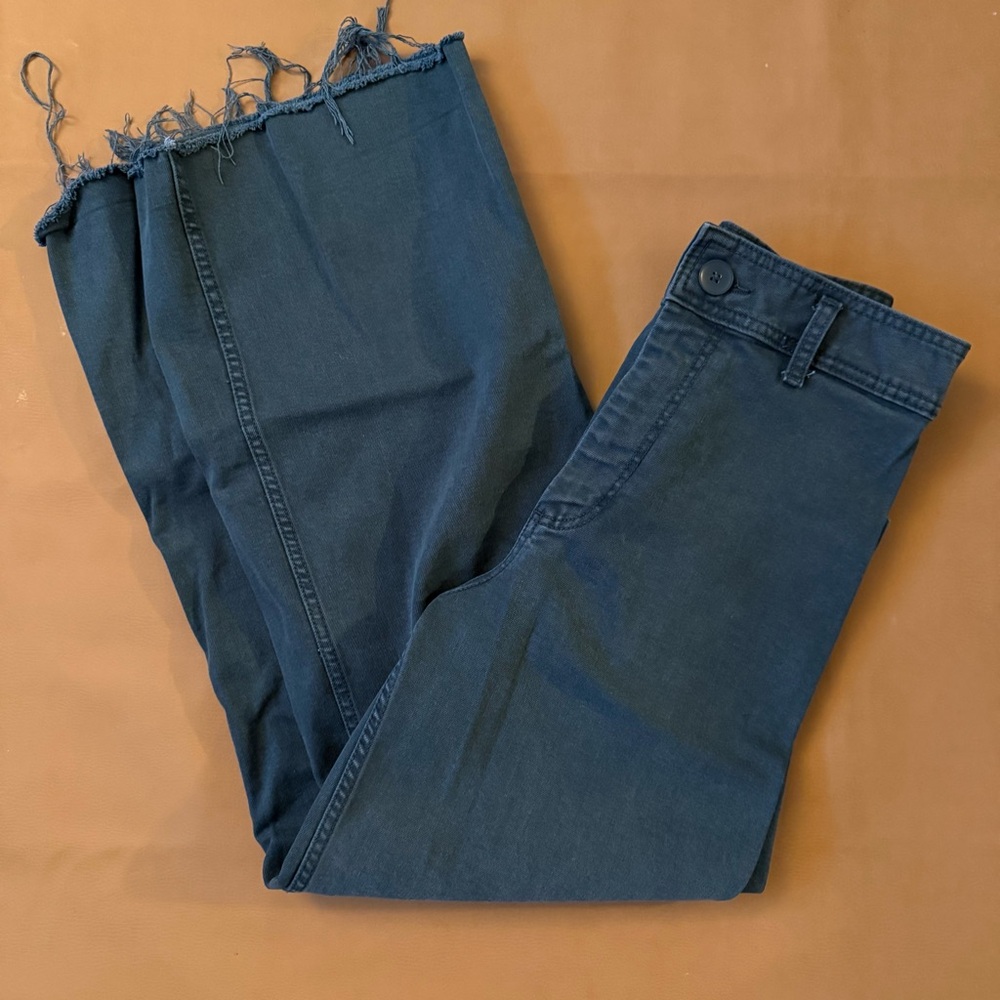 Zara green Wide Leg Jeans